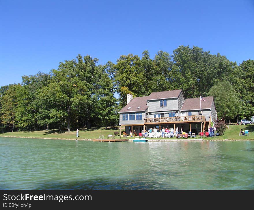 River party on ohio river