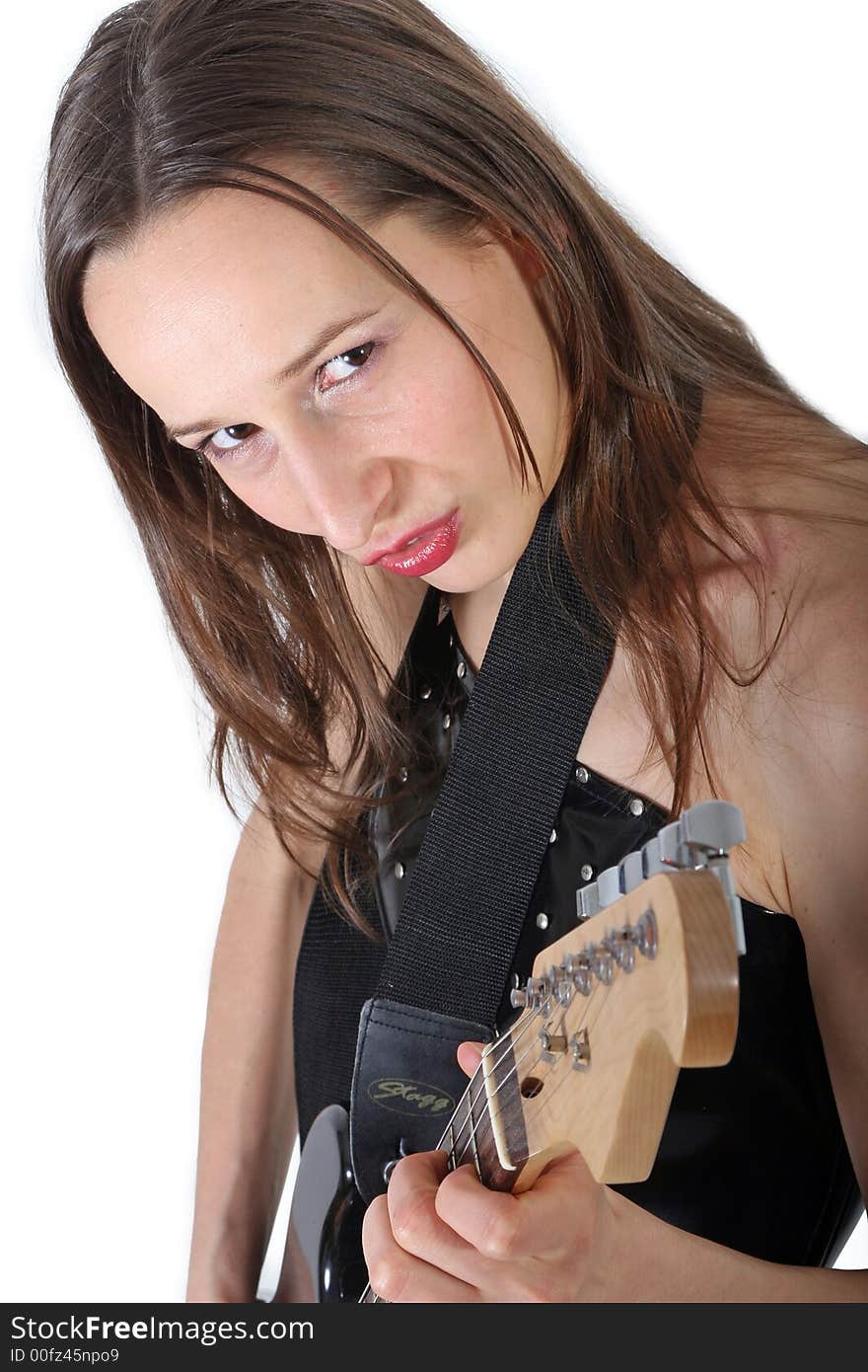 SEXY GIRL WITH GUITAR