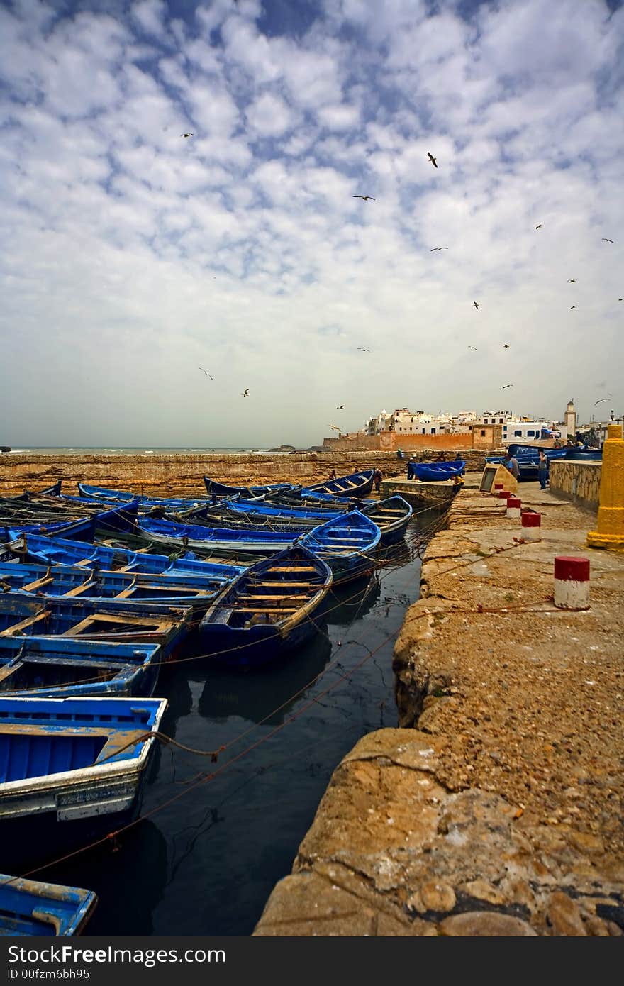 The Portuguese port in the city of Marakesh in Morocco