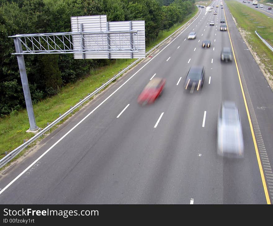 Northbound traffic on Route-3 North in South Nashua. Northbound traffic on Route-3 North in South Nashua