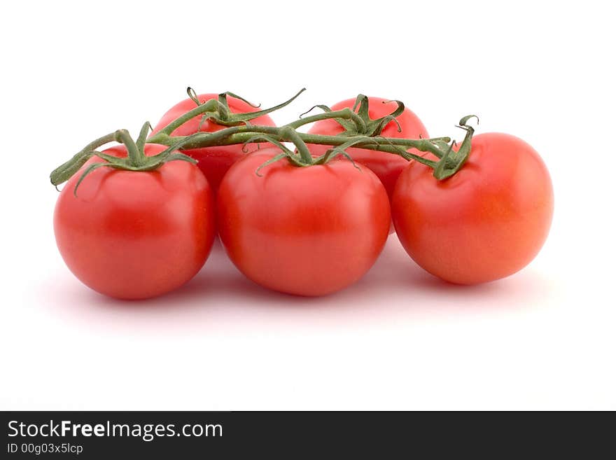 A bunch of 5 tomatoes on a vine, isolated on white

<a href=http://www.dreamstime.com/search.php?srh_field=food&s_ph=y&s_il=y&s_sm=all&s_cf=1&s_st=wpo&s_catid=&s_cliid=301111&s_colid=&memorize_search=0&s_exc=&s_sp=&s_sl1=y&s_sl2=y&s_sl3=y&s_sl4=y&s_sl5=y&s_rsf=0&s_rst=7&s_clc=y&s_clm=y&s_orp=y&s_ors=y&s_orl=y&s_orw=y&x=29&y=15> See more food pictures.</a>. A bunch of 5 tomatoes on a vine, isolated on white

<a href=http://www.dreamstime.com/search.php?srh_field=food&s_ph=y&s_il=y&s_sm=all&s_cf=1&s_st=wpo&s_catid=&s_cliid=301111&s_colid=&memorize_search=0&s_exc=&s_sp=&s_sl1=y&s_sl2=y&s_sl3=y&s_sl4=y&s_sl5=y&s_rsf=0&s_rst=7&s_clc=y&s_clm=y&s_orp=y&s_ors=y&s_orl=y&s_orw=y&x=29&y=15> See more food pictures.</a>