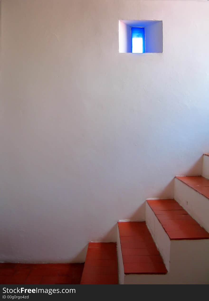 An outer window on the Alcacer Pousada, Portugal.