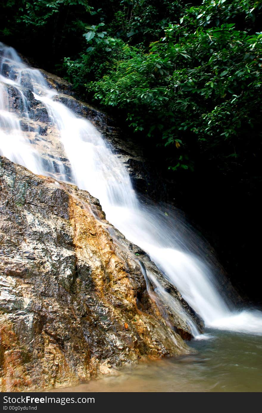 Beautiful waterfall image # location at malaysia