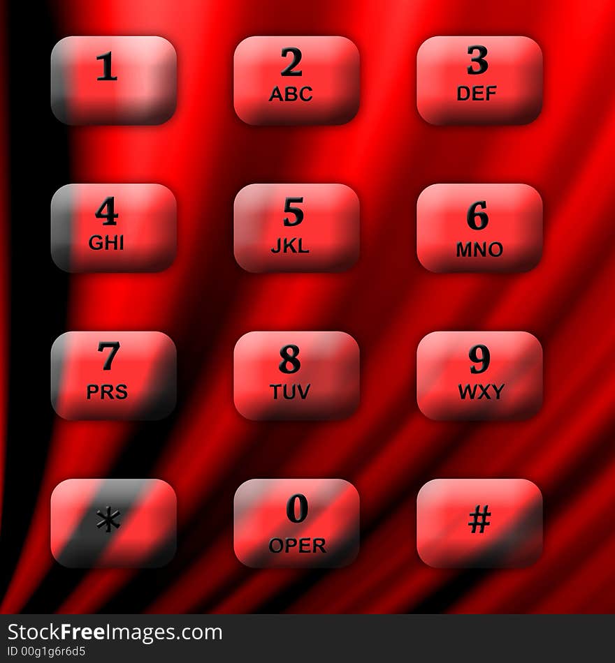 Communication telephone buttons.  Hi-tech background conveying speed. Communication telephone buttons.  Hi-tech background conveying speed