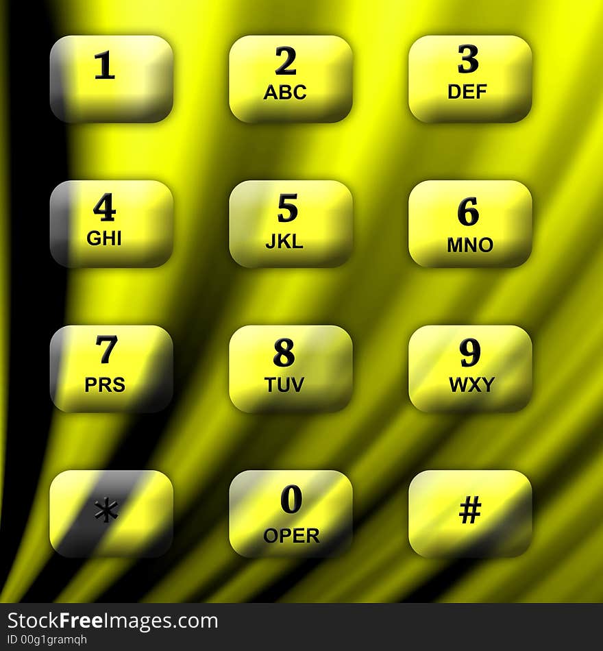 Communication telephone buttons.  Hi-tech background conveying speed. Communication telephone buttons.  Hi-tech background conveying speed