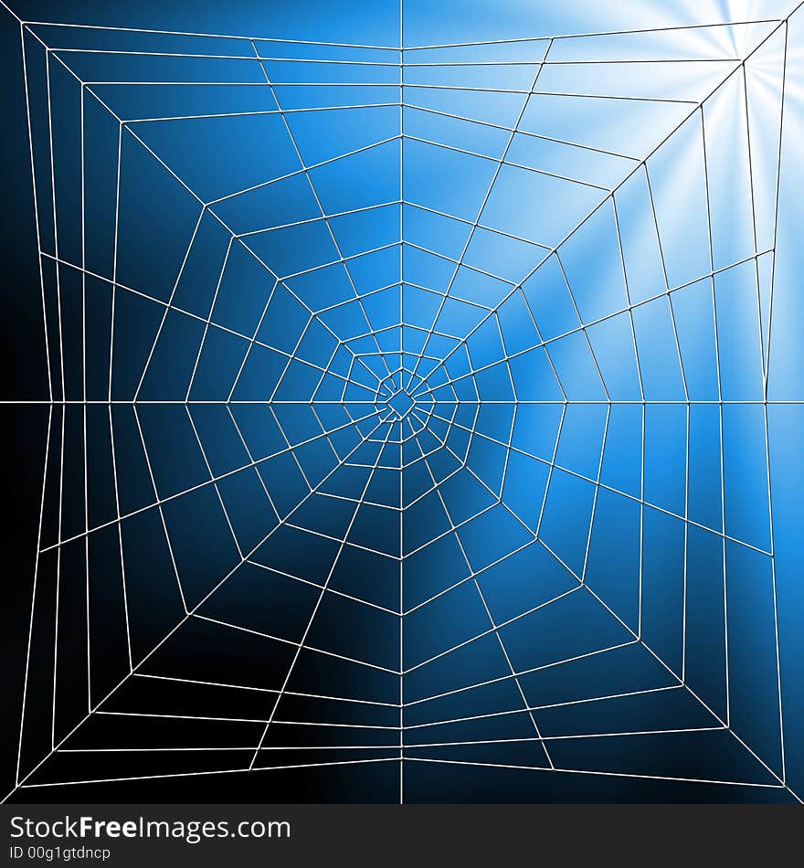 Spider web illustration and for abstract designs. Spider web illustration and for abstract designs