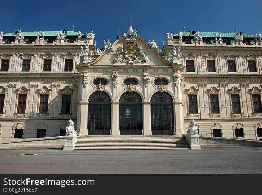 Belvedere Palace In Vienna