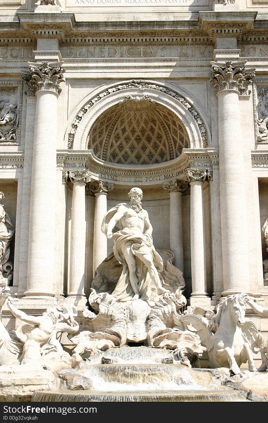 Fontana di Trevi, Rome, Italy. Best of the city. Fontana di Trevi, Rome, Italy. Best of the city.