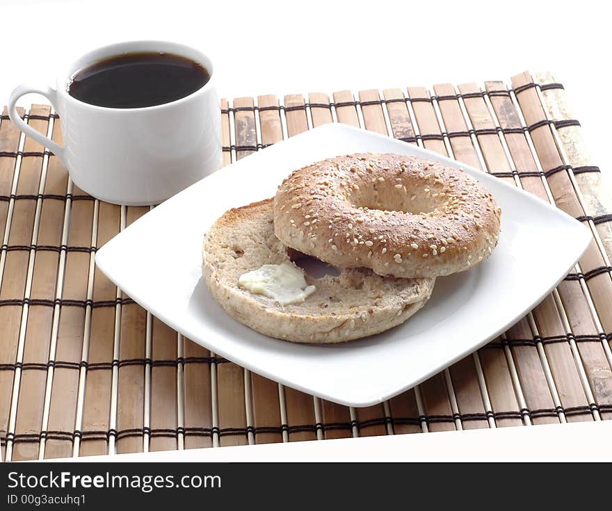 Bagel and Coffee