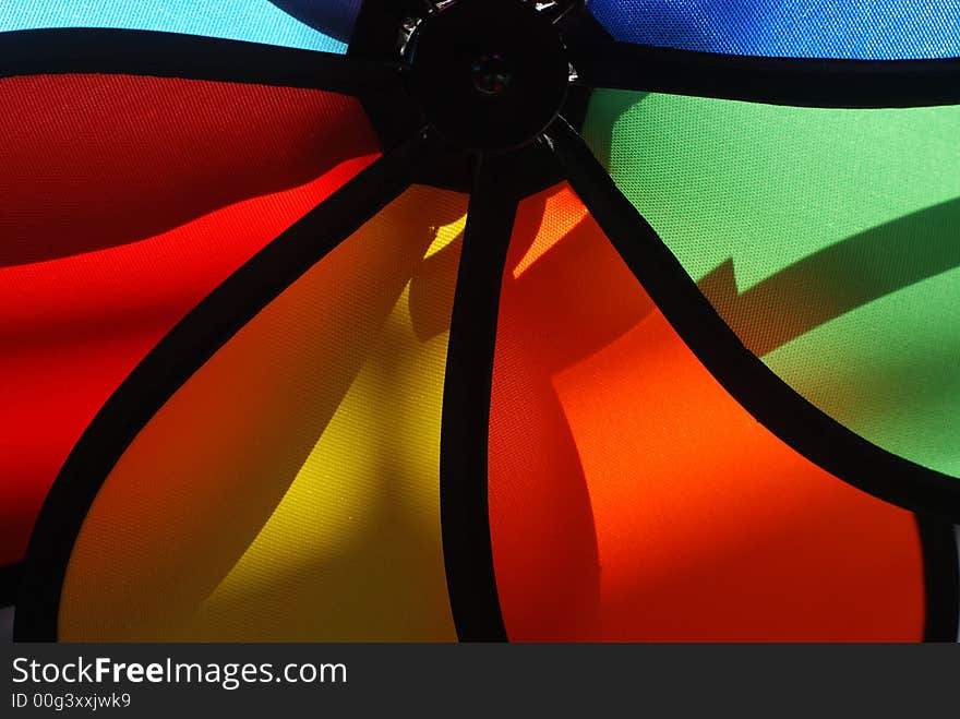 Colorful wind mill