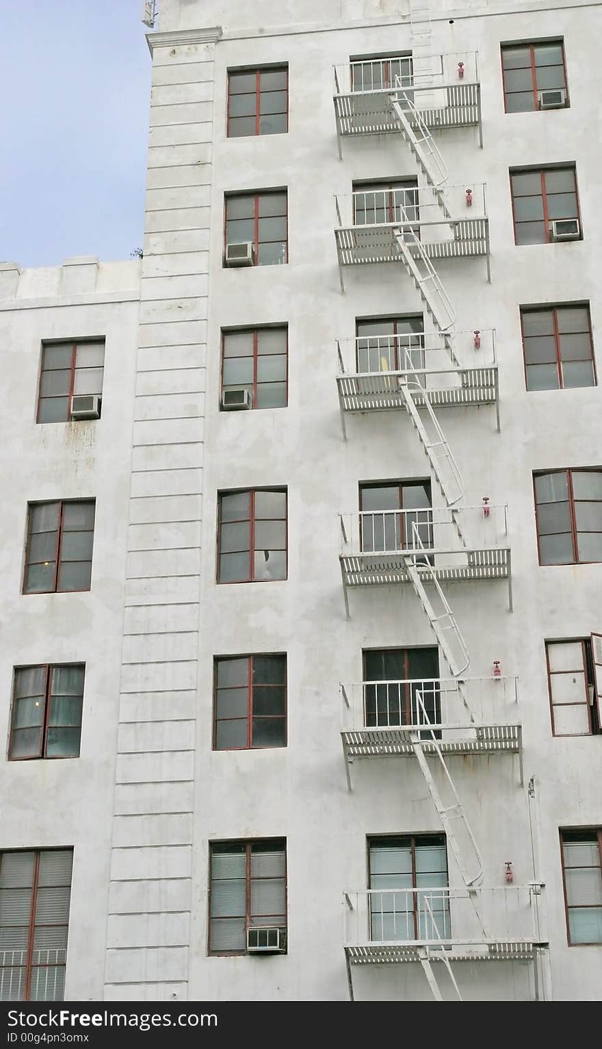 White Fire Escape