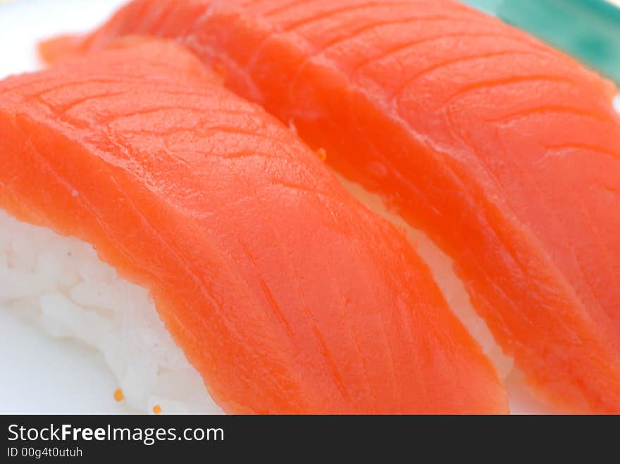 Sockeye Salmon Sushi