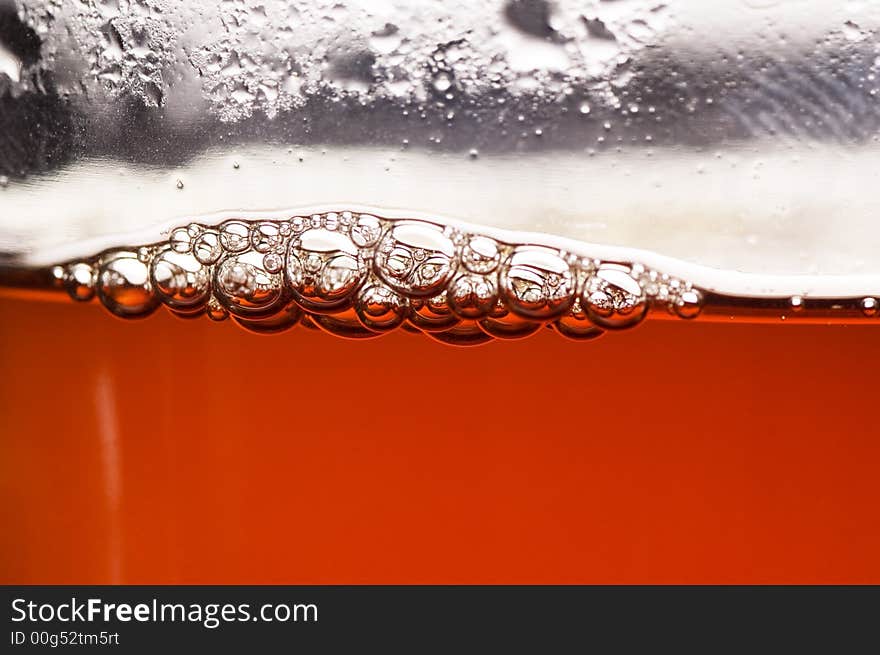 Tea without milk in a glass cup. Tea without milk in a glass cup.