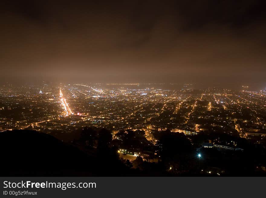 Twin Peaks Overlooking The Bay