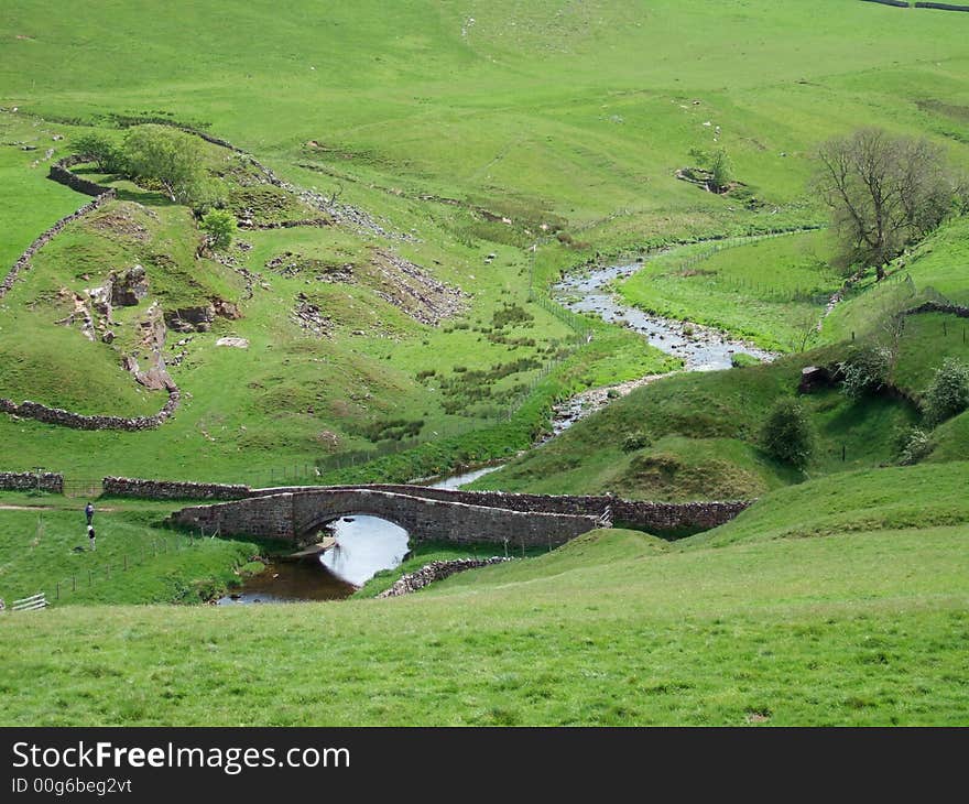 Hikers At Smardale Bridge