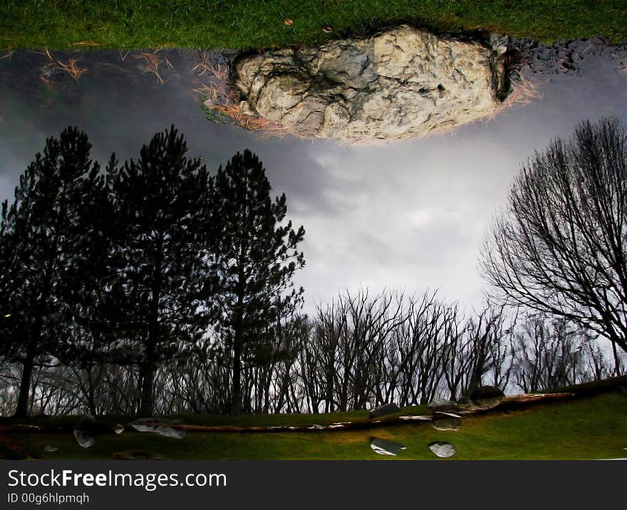 Floating rock