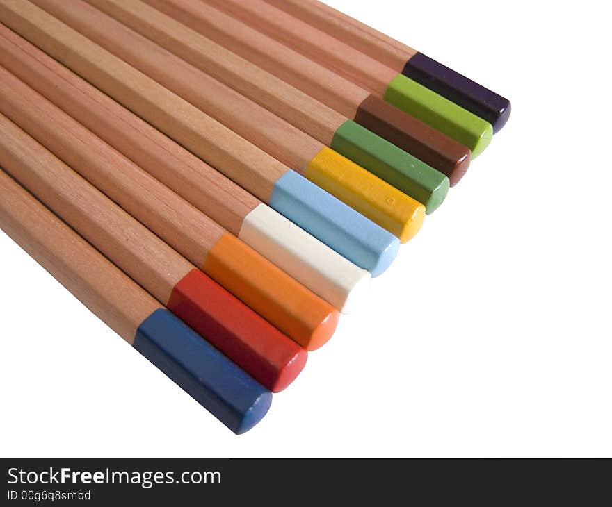 Creative pencil - design element, isolated image. Creative pencil - design element, isolated image