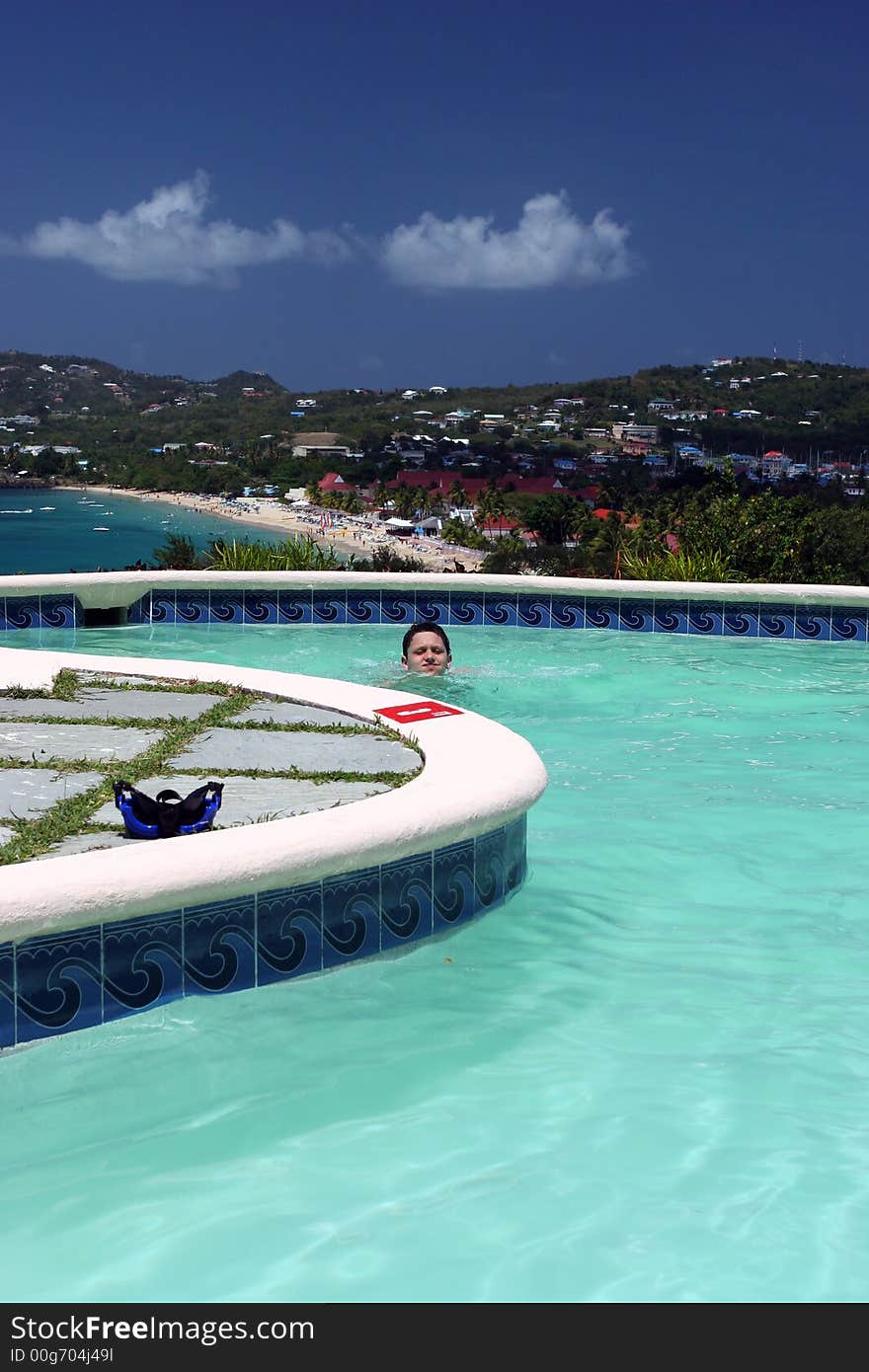 Pool Overlooking Beach