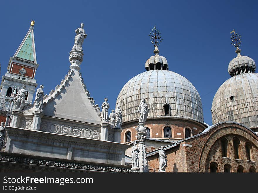 The fascinating high buildings in Venice, Italy. The fascinating high buildings in Venice, Italy