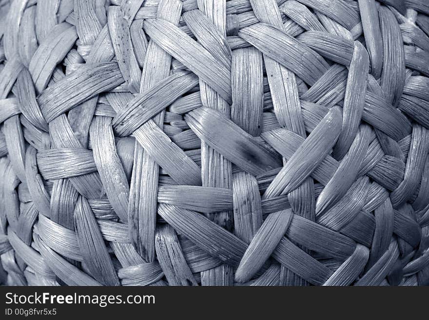 Macro shot of a bright basket texture