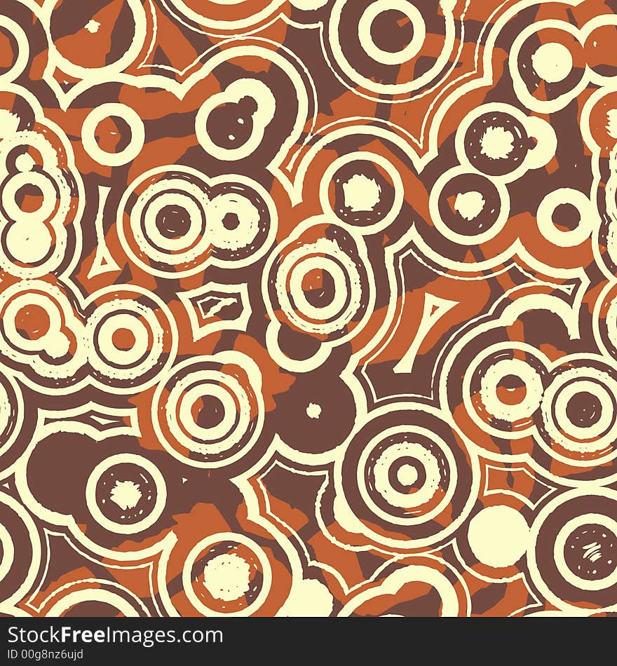 Grungy circles on a multi-colored background suitable for wallpaper. Grungy circles on a multi-colored background suitable for wallpaper