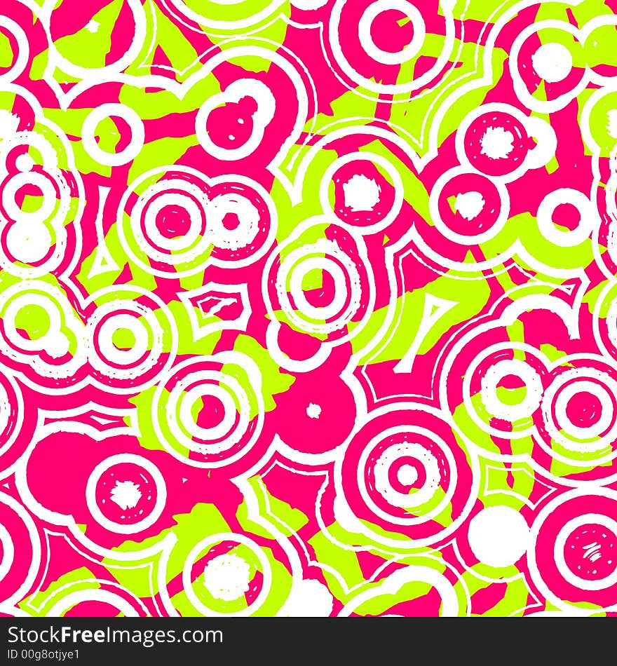 Grungy circles on a multi-colored background suitable for wallpaper. Grungy circles on a multi-colored background suitable for wallpaper