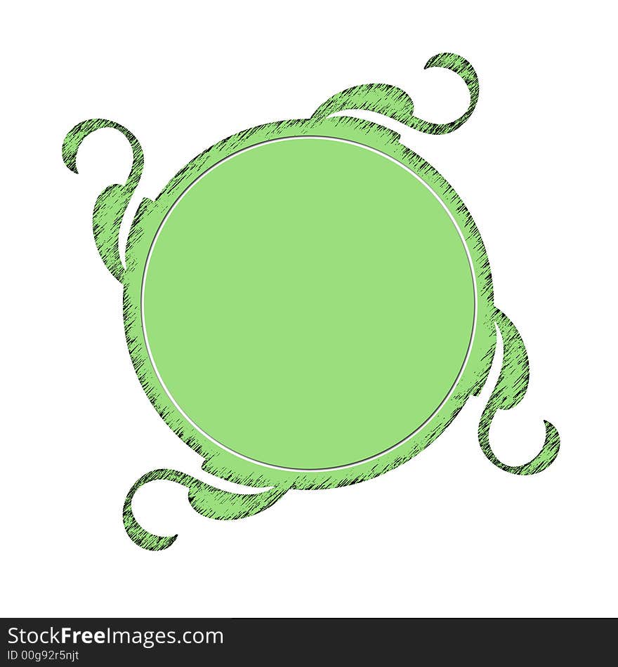 A fancy decorative green for your logo. A fancy decorative green for your logo