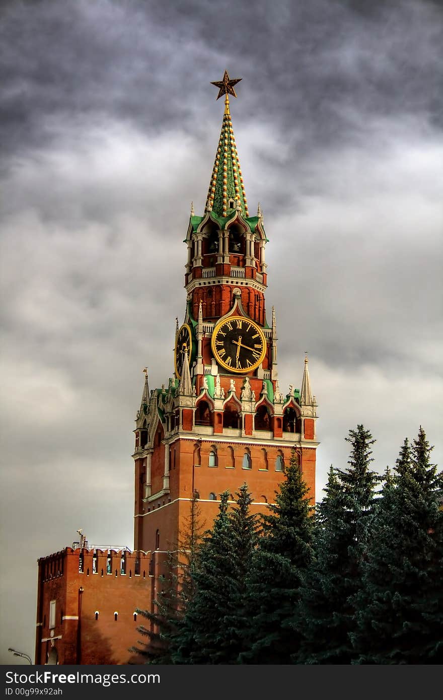 Tower in the Moscow Kremlin. Tower in the Moscow Kremlin