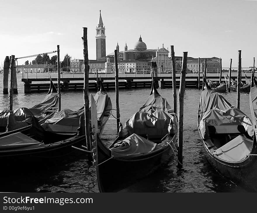 A view across the Grand Canal in Venice, Italy