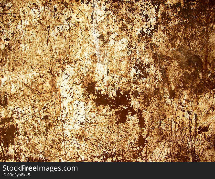 Old rusty brown metal background