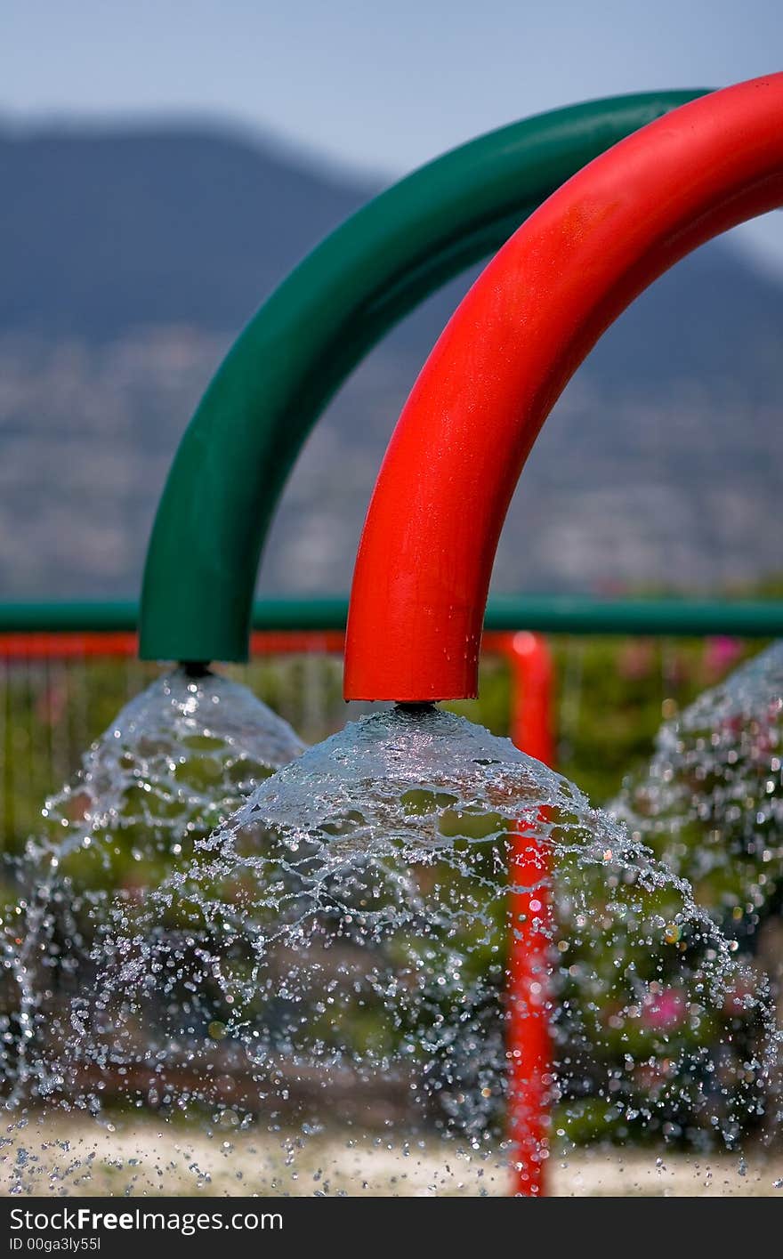 Water tubes at a local water park