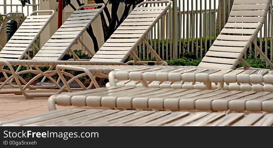 Lounge Chairs at Pool