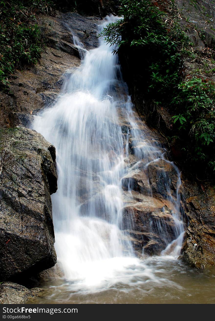 Beautiful waterfall photo #location at malaysia