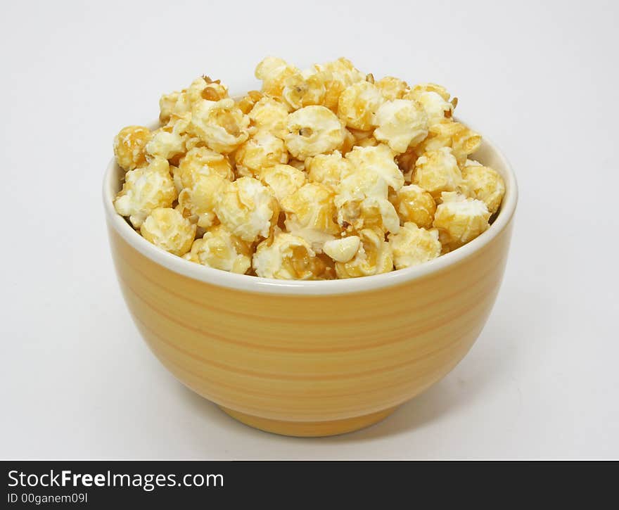 A bowl of popcorn