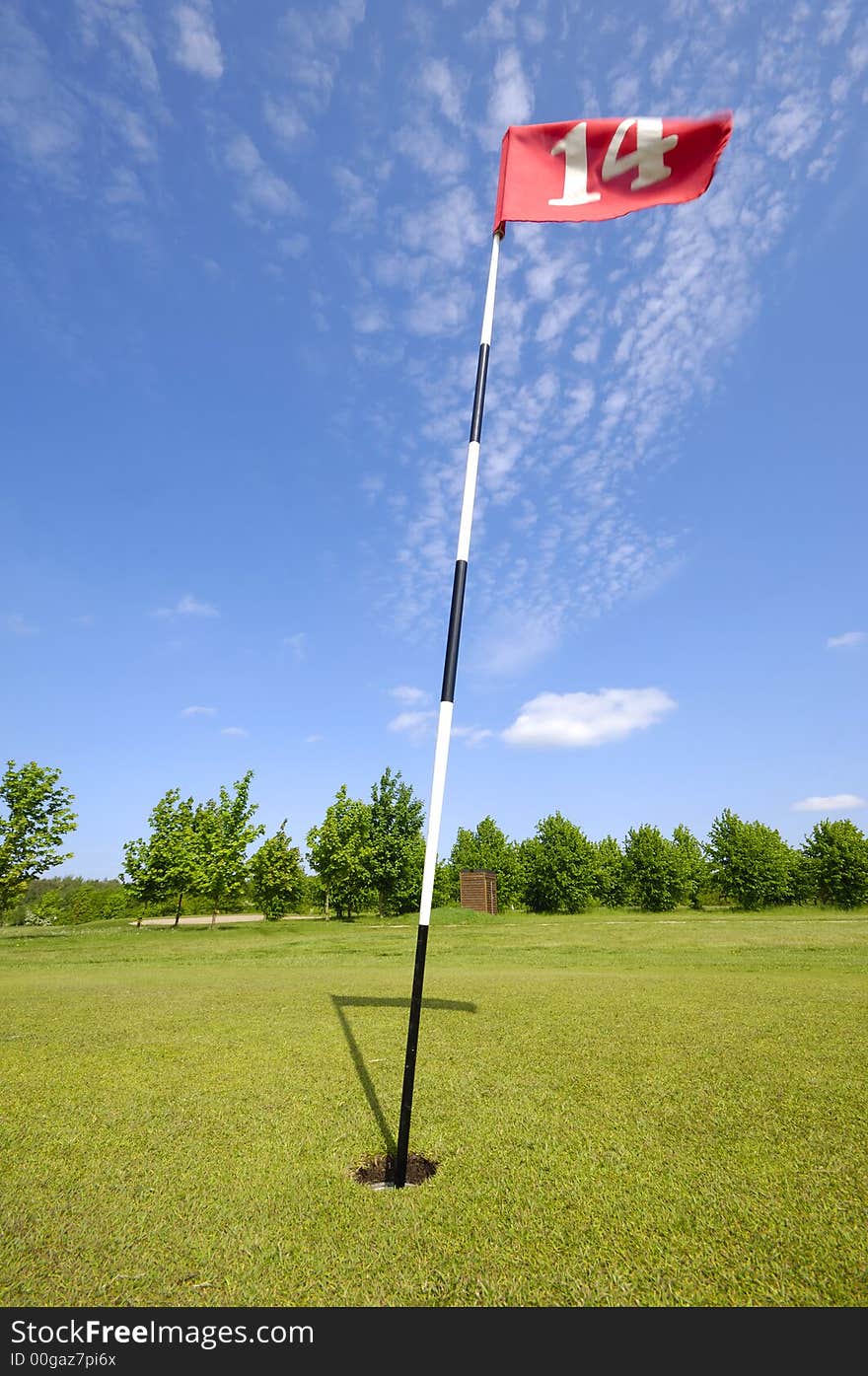 Golf flag