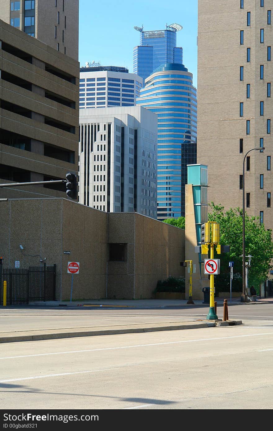 A Peek at buildings in downtown metro Minneapolis. A Peek at buildings in downtown metro Minneapolis