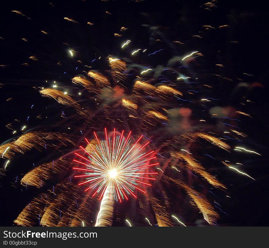 Fireworks taken on the 4th of july. Fireworks taken on the 4th of july.