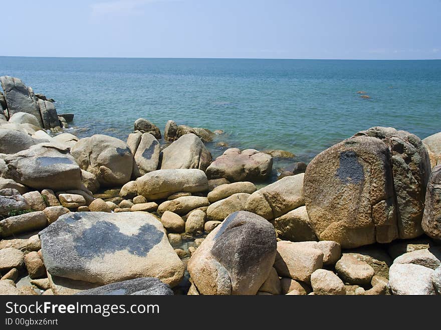 Beach at Telok Chempedak in Kuantan,Pahang , Malaysia. Beach at Telok Chempedak in Kuantan,Pahang , Malaysia