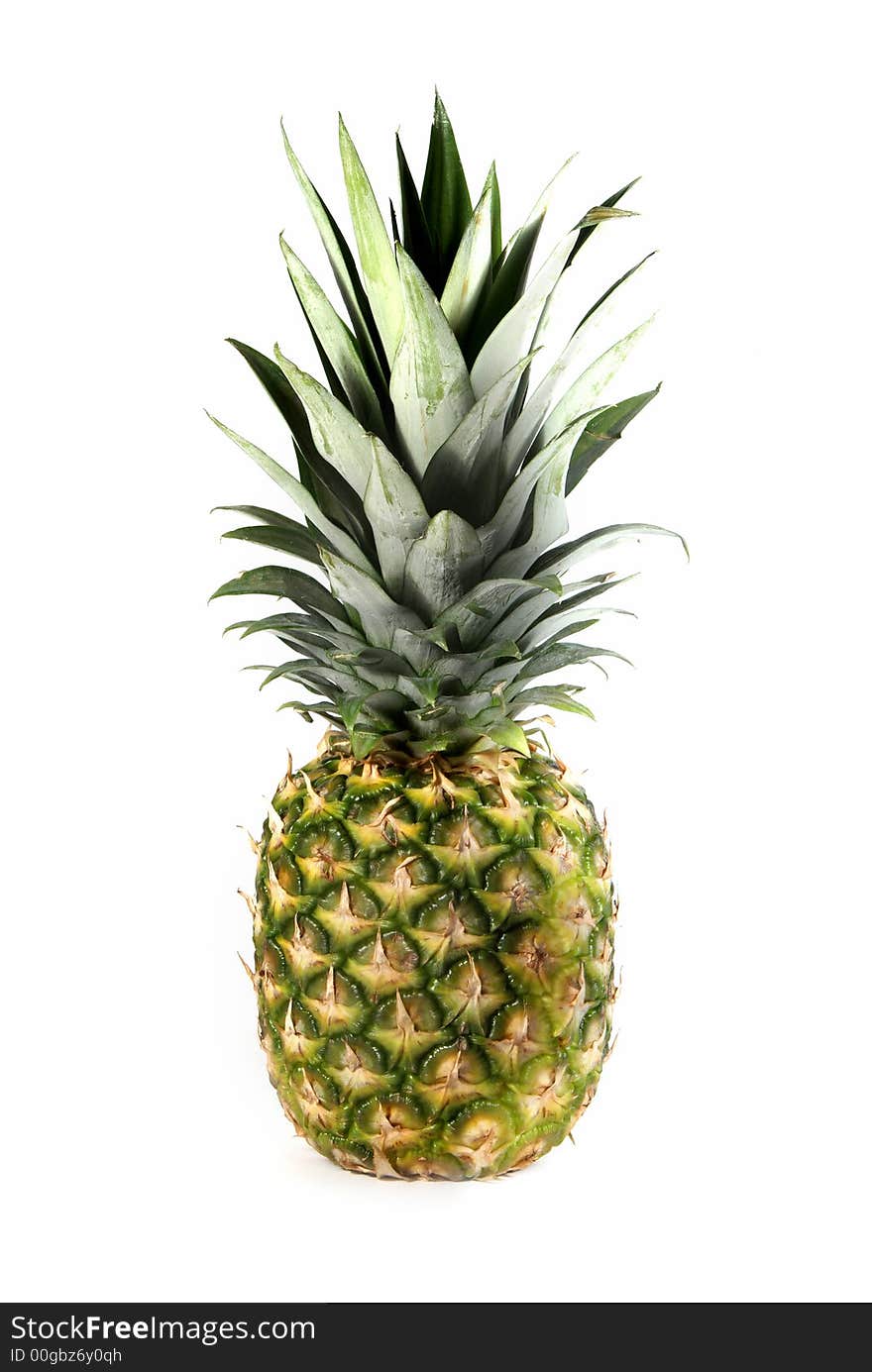 Pineapple Isolated On White