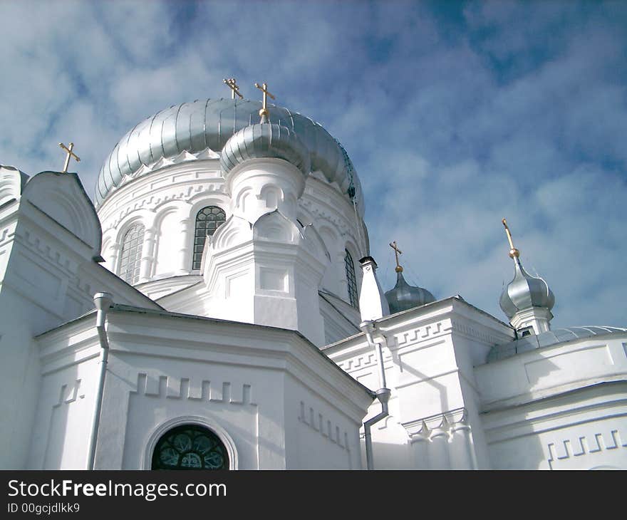 Church of the name of the Cover of the Virgin mary. Church of the name of the Cover of the Virgin mary