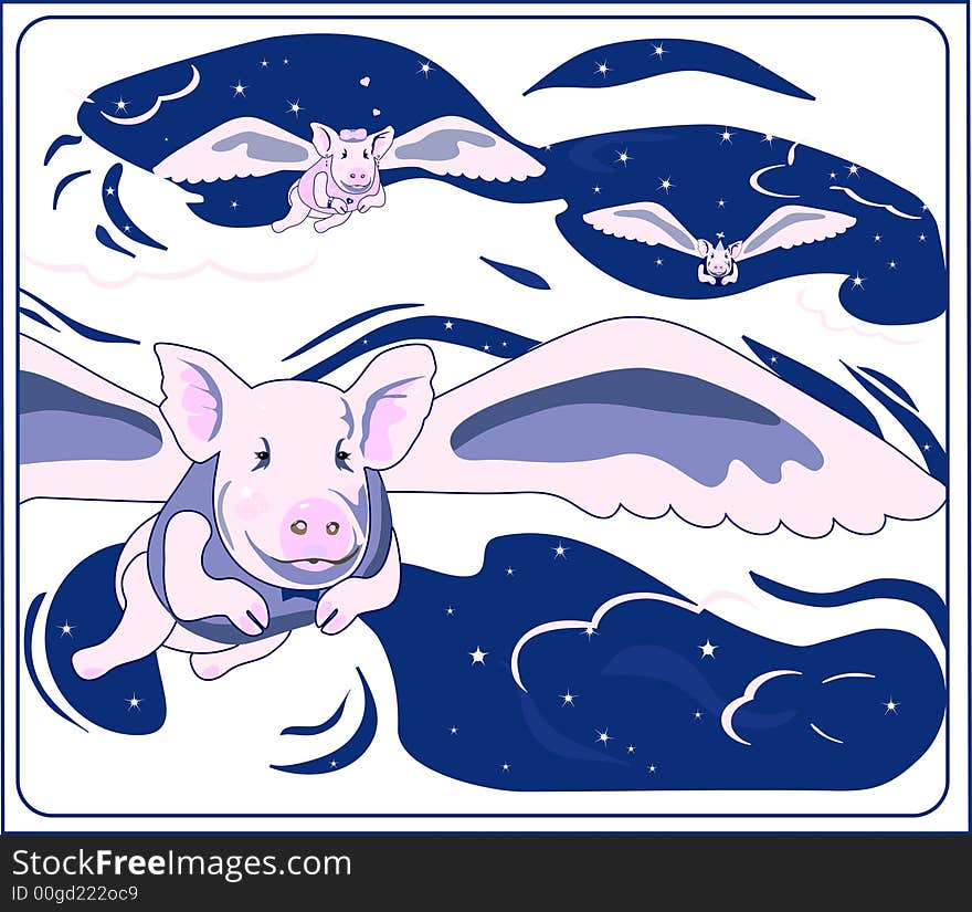 When Pigs Fly is original artwork with a lot to say! This is original artwork done as a  graphic. When Pigs Fly is original artwork with a lot to say! This is original artwork done as a  graphic.