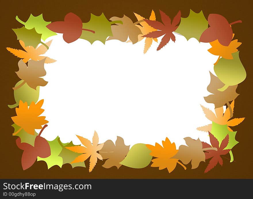 Abstract Leaves Background