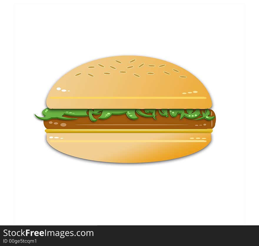 Hamburger Illustration