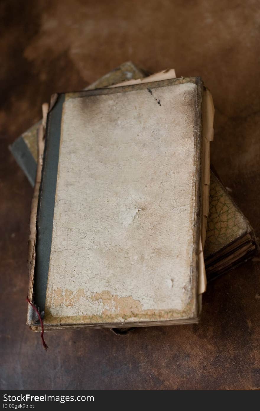 Old cover of antique book, special toned foto f/x. Old cover of antique book, special toned foto f/x