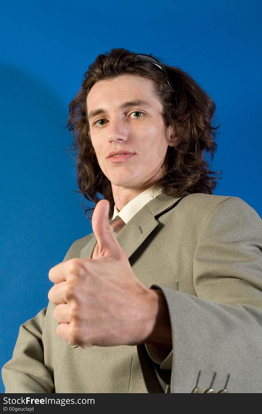 Young business portrait looking confident. Young business portrait looking confident