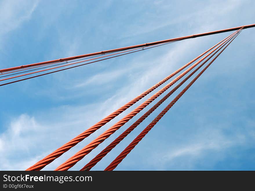 Cables Pointing Upwards