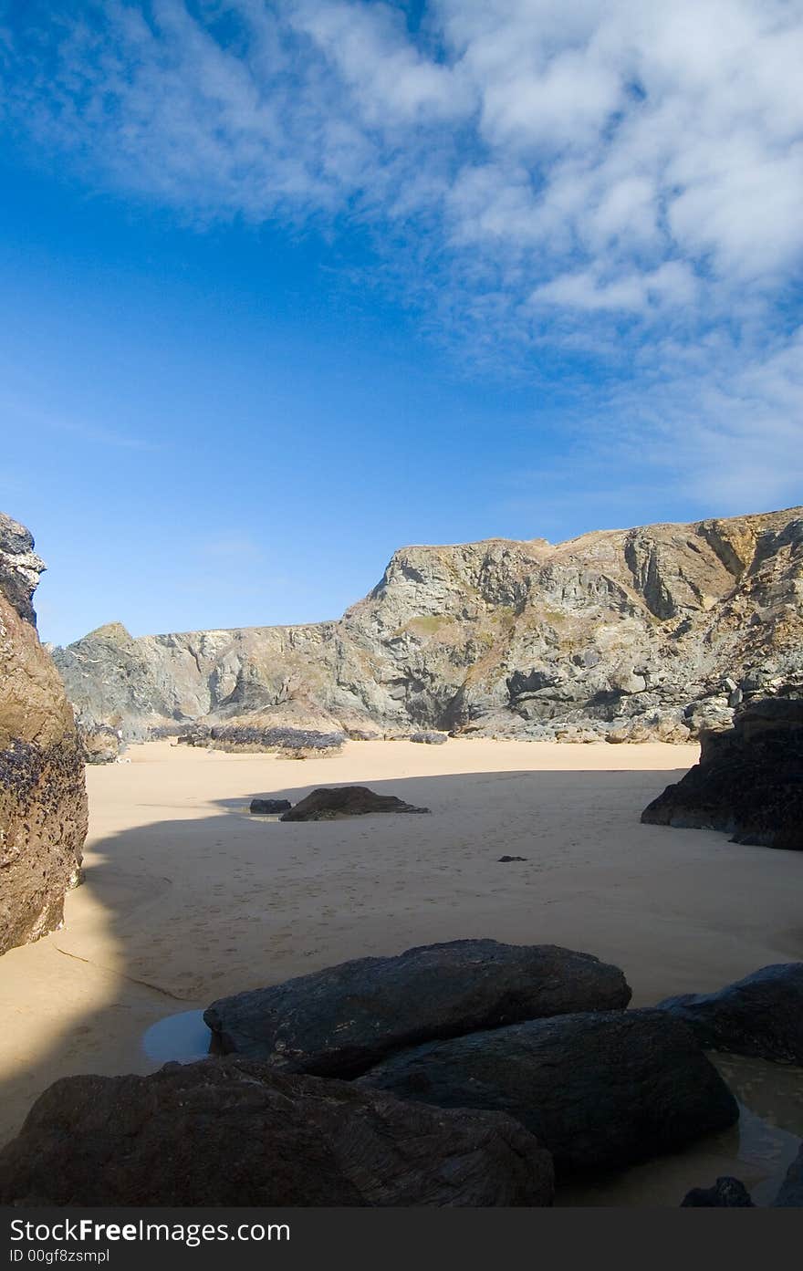 Rocks,shadows and cliffs