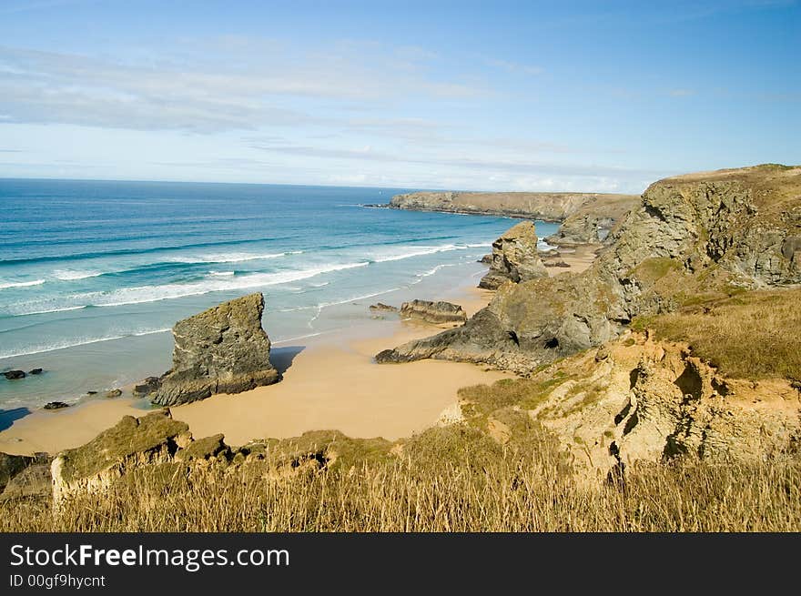 Sea And The Bedruthin Steps