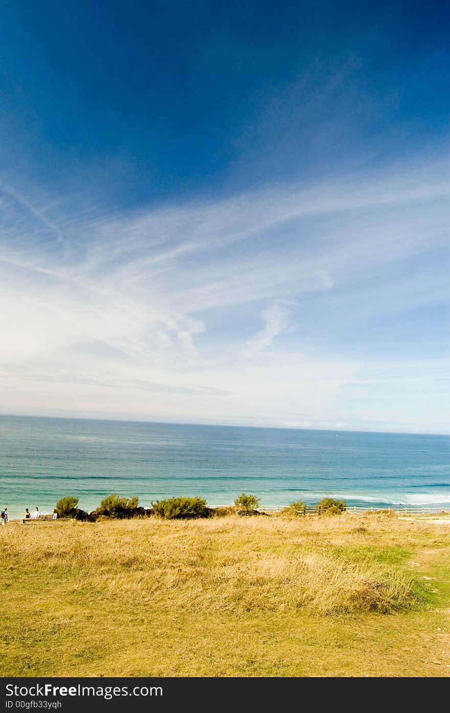 View from the cliffs