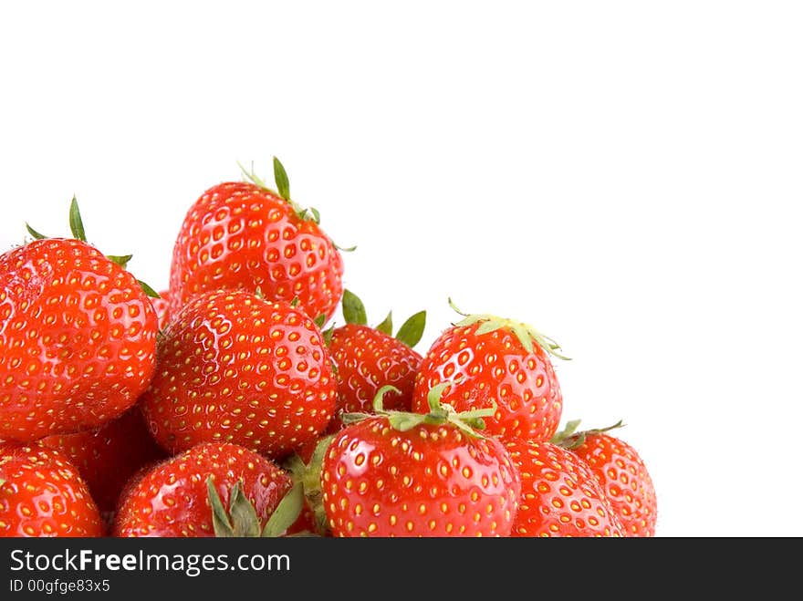 Stack of strawberries